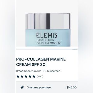 ELEMIS Pro-Collagen Marine Cream SPF 30 - 50ml- New